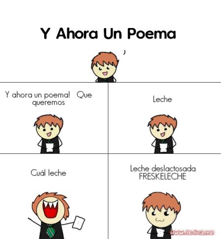 Y ahora un poema! Que queremos