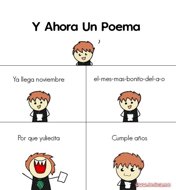 Y ahora Un Poema Ya llega noviembre